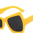 thumbnail image 2 of Yunhgft Sunglasses, UV , Retro Asymmetric Unisex Novelty Eyewear, Funny Glasses for Yellow, 2 of 7