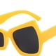 thumbnail image 2 of de sol novedosas Protección divertidas de moda asimétricas retro para Amarillo Colcomx  Gafas de sol de fiesta novedosas, 2 of 7