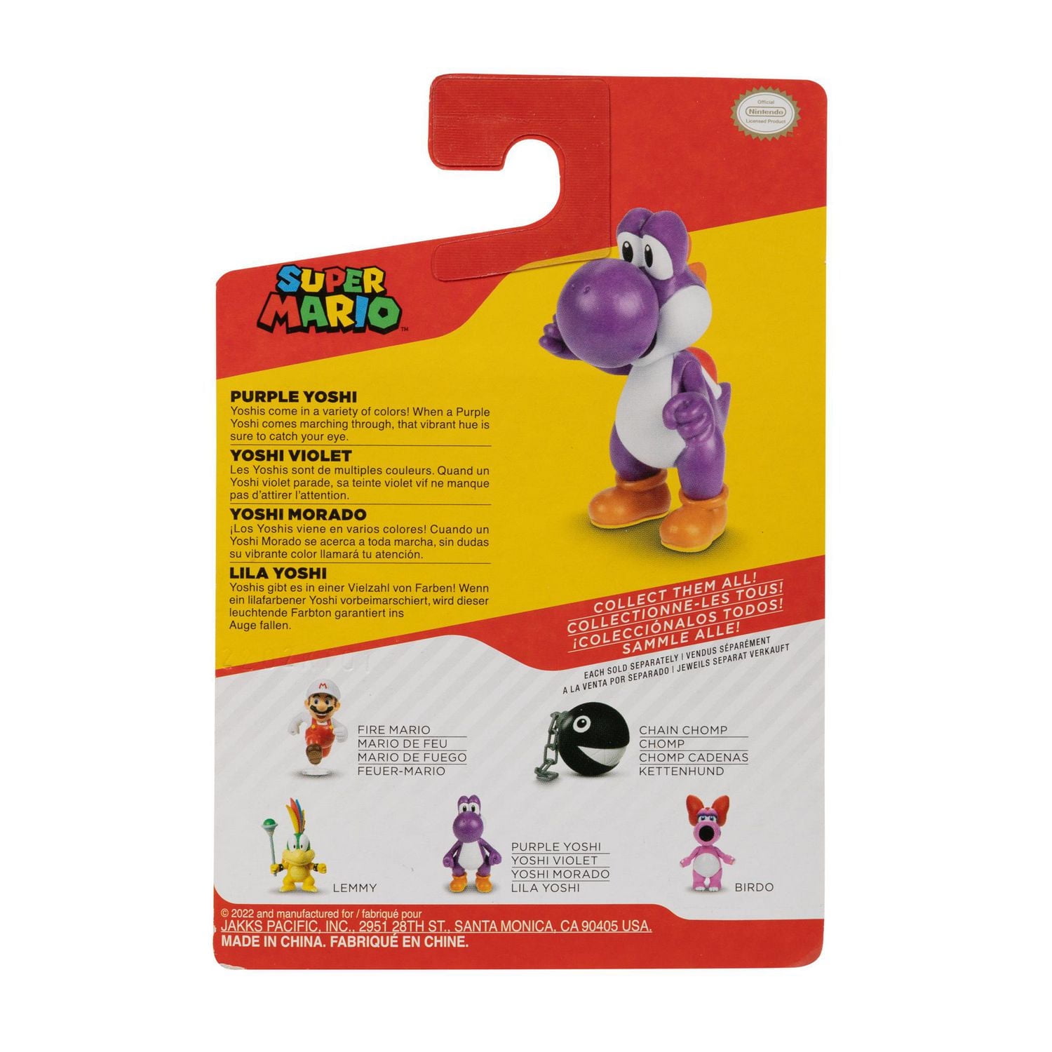 Figurine Nintendo 2,5 pouces – Yoshi Violet