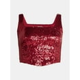 thumbnail image 5 of Madden NYC Sequin Corset Top, Women's, 5 of 5