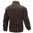 thumbnail image 4 of Mens Outdoor Jackets Lightweight Hiking Windproof Zip Up Tactical Jackets Casual Long Sleeve Workout Gym Cargo Coat, 4 of 7