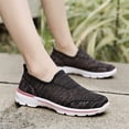 thumbnail image 5 of HBFAGFB Espadrilles pour Femmes Dames Été Légères en Maille Ajourée Antidérapantes Chaussures Décontractées Rouges Taille 39, 5 of 5