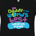 thumbnail image 4 of Inktastic World’s Best Billiards Player Daddy Boys or Girls Toddler T-Shirt, 4 of 5