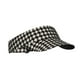 thumbnail image 1 of Fotbe Black and white houndstooth Visera Deportiva con Diseño, Gorra Abierta Ajustable de Algodón para Mujer y Hombre, 1 of 7