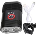 thumbnail image 1 of Bike Lights Front and Back, True 450 Lumens Bike Headlight and Tail Rear Light, USB Rechargeable Bicycle Lamp Combo, IPX6 Waterproof, 1 of 8