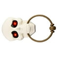 thumbnail image 3 of Halloween Glowing Skull Bells Scary Sound Home Party Spooky Props  White, 3 of 10