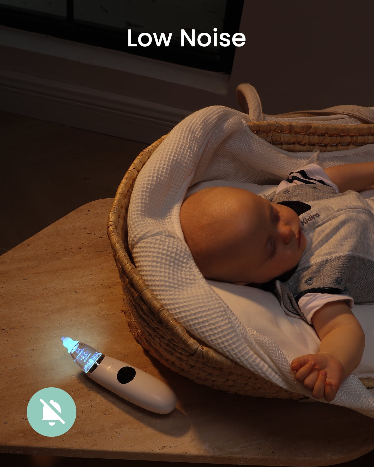 GROWNSY Baby Nasal Aspirator – Electric Baby Nose Sucker with 3 Silicone Tips, Booger Sucker for Newborn to Toddler with Music & Light Function