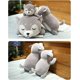 thumbnail image 2 of Almohada de felpa Husky, almohada de tiro para cachorro de juguete de peluche de Husky para niños, día de San Valentín, Navidad (19,6 pulgadas), 2 of 4