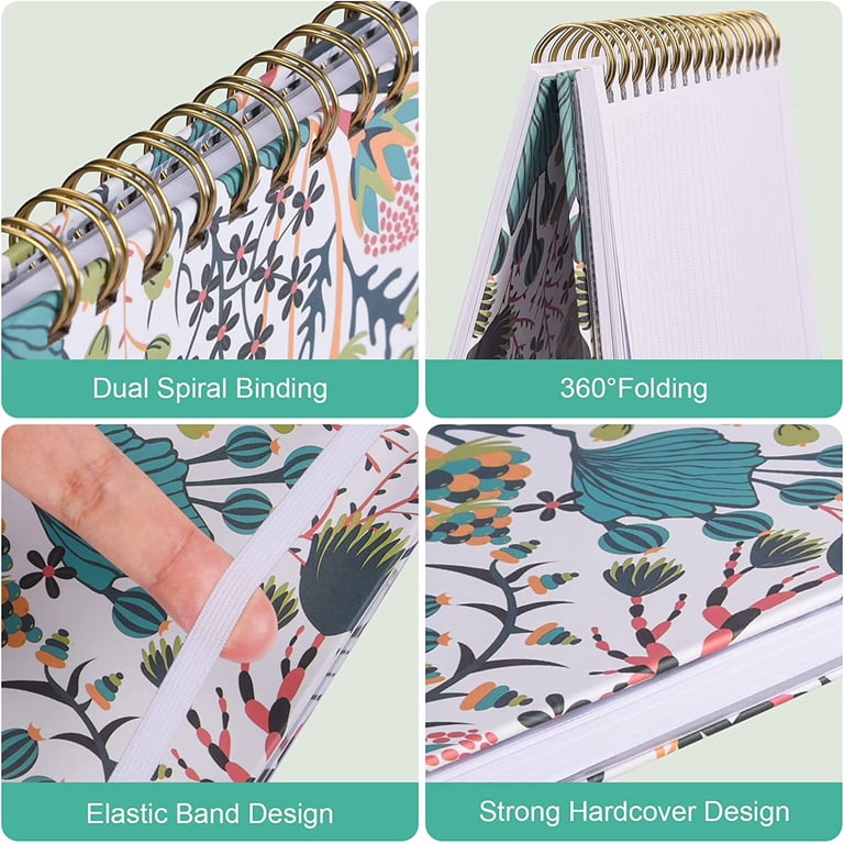 OMEYA 4-Pack Spiral Notebook, A5 Hardcover College Rule photo 2