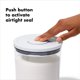 thumbnail image 3 of Recipiente para comida OXO Good Grips Round POP 3.1 L/3.3Qt blanco, 3 of 5