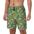 thumbnail image 1 of Balery Vintage Sugar Skull Bañador para hombre, shorts de playa de secado rápido con entrepierna y forro de compresión-3X-Large, 1 of 6