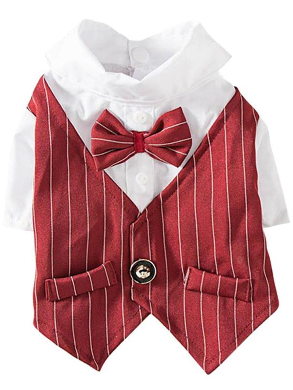 Pet Clothes Dog Tuxedo Costume Cat Tuxedo Outfit Gentleman Jacket for
