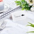 thumbnail image 5 of 240pcs 4 Styles Black Meal Stickers 1 Inch with 60pcs Table Place Card Food Choice Sticker Set Cow/Chicken/Fish/Carrot Wedding Meal Sticker, 5 of 6