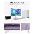 thumbnail image 5 of Pixio PX246 Wave Purple 24 inch 120Hz Refresh Rate FHD 1080p Resolution IPS Panel 4ms GTG Response Time Gaming Monitor with Adaptive Sync, 5 of 7