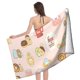 thumbnail image 4 of Sumikko Gurashi Toalla de playa de secado rápido con diseño temático, regalo para mujeres y niñas, ideal para cumpleaños, fans, amantes de la música, uso en la playa o al aire libre, 78 × 180 cm, 4 of 6