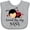 AC-Heather Grey, variant on Inktastic Loved by My Nana Grandchild Boys or Girls Baby Bib
