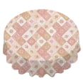 thumbnail image 2 of Pioneer Flower Floral Print Pattern Round Tablecloth 60 X 60 Inch, Wrinkle Resistant Wipeable Table Cloth for Kitchen Dining Picnic Patio Party, 2 of 6