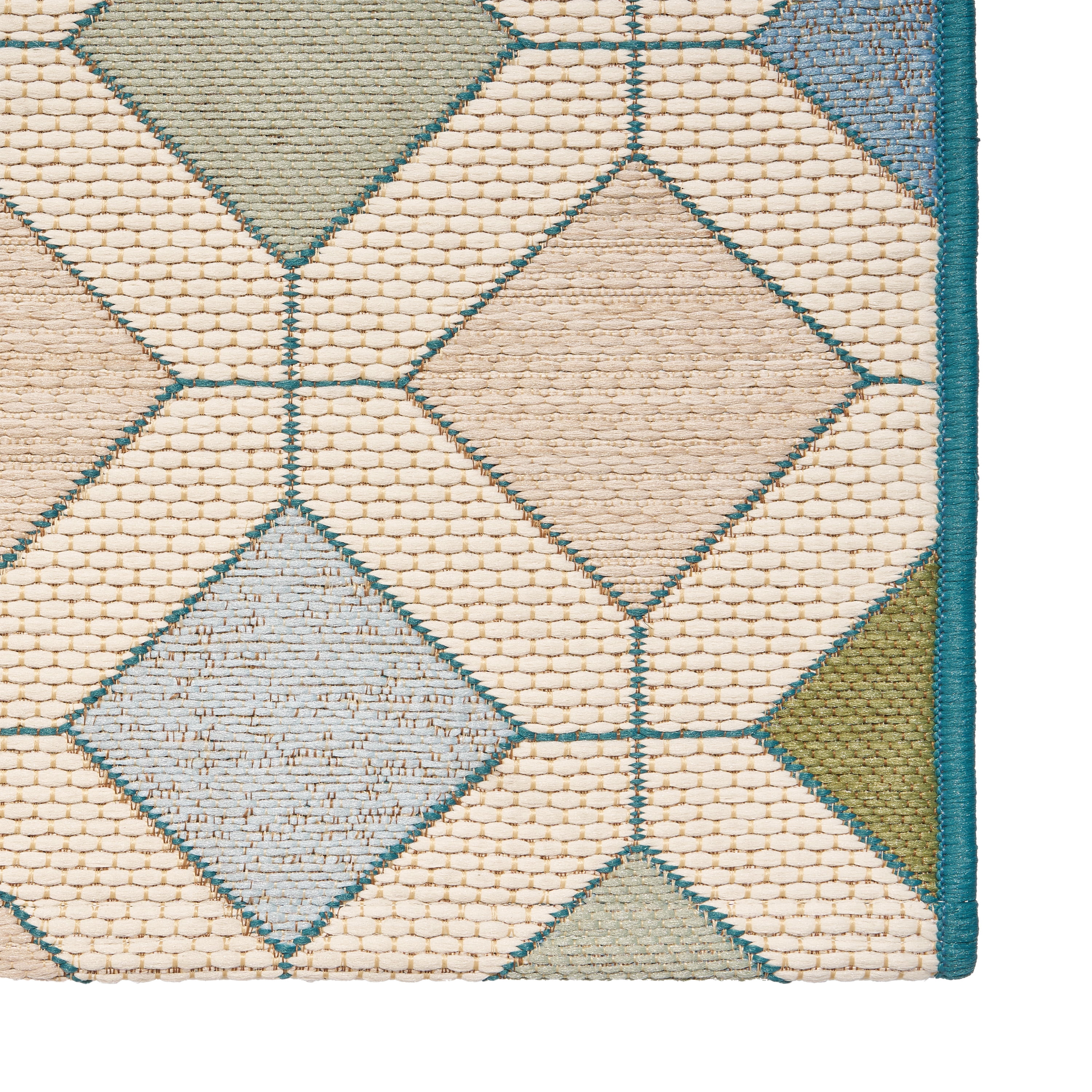 Beautiful 5' x 7' Tiles Outdoor Rug by Drew Barrymore