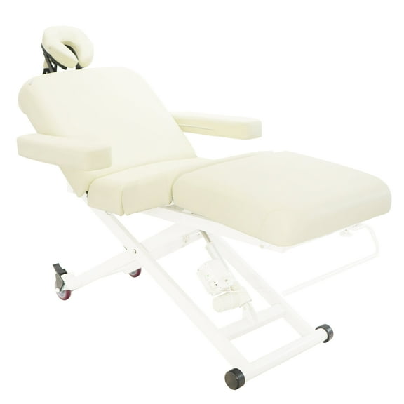 SKINACT Cleo Electric Spa Treatment Table Facial Massage Bed (Beige)