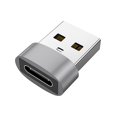 thumbnail image 2 of Charger Adapter Charging Data Transmission Aluminum Alloy Type-c Female to USB 2.0 Converter for Mobile Phone, 2 of 8