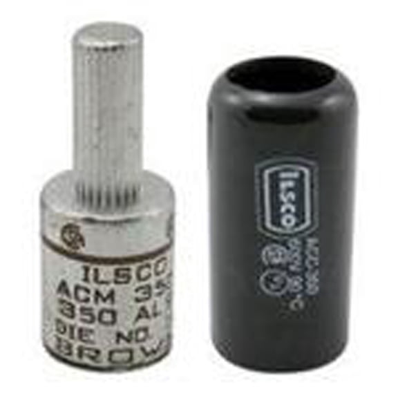 Ilsco ACM-2 Terminal Plug, Aluminum, 2 AWG, AL/CU Rated