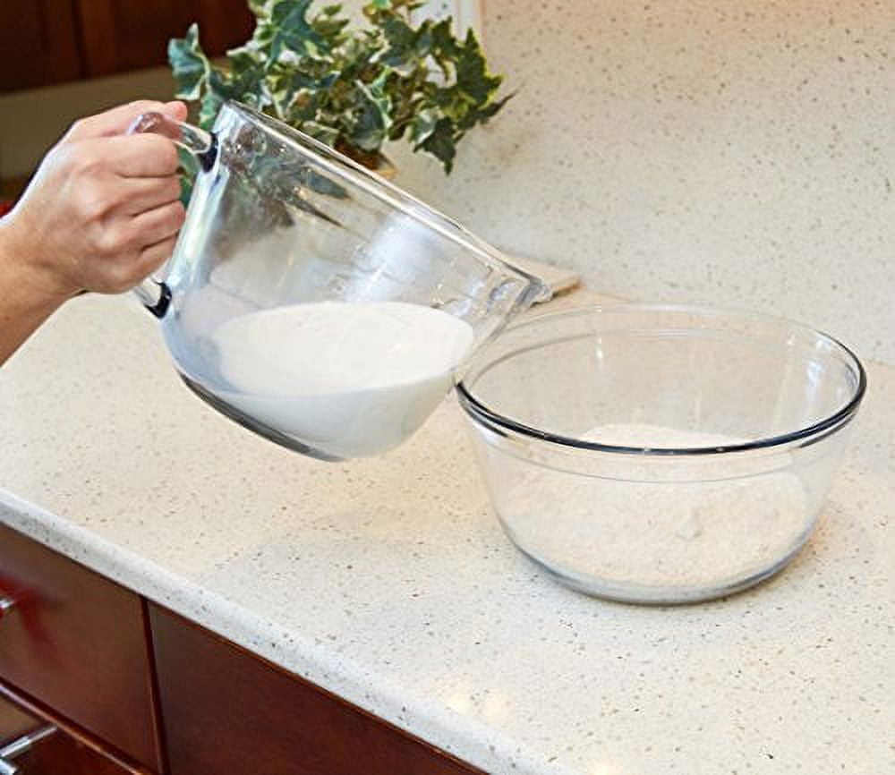 ANCHOR HOCKING 8 Cup / 2 Qt. Clear Glass Measuring Mixing Batter Bowl