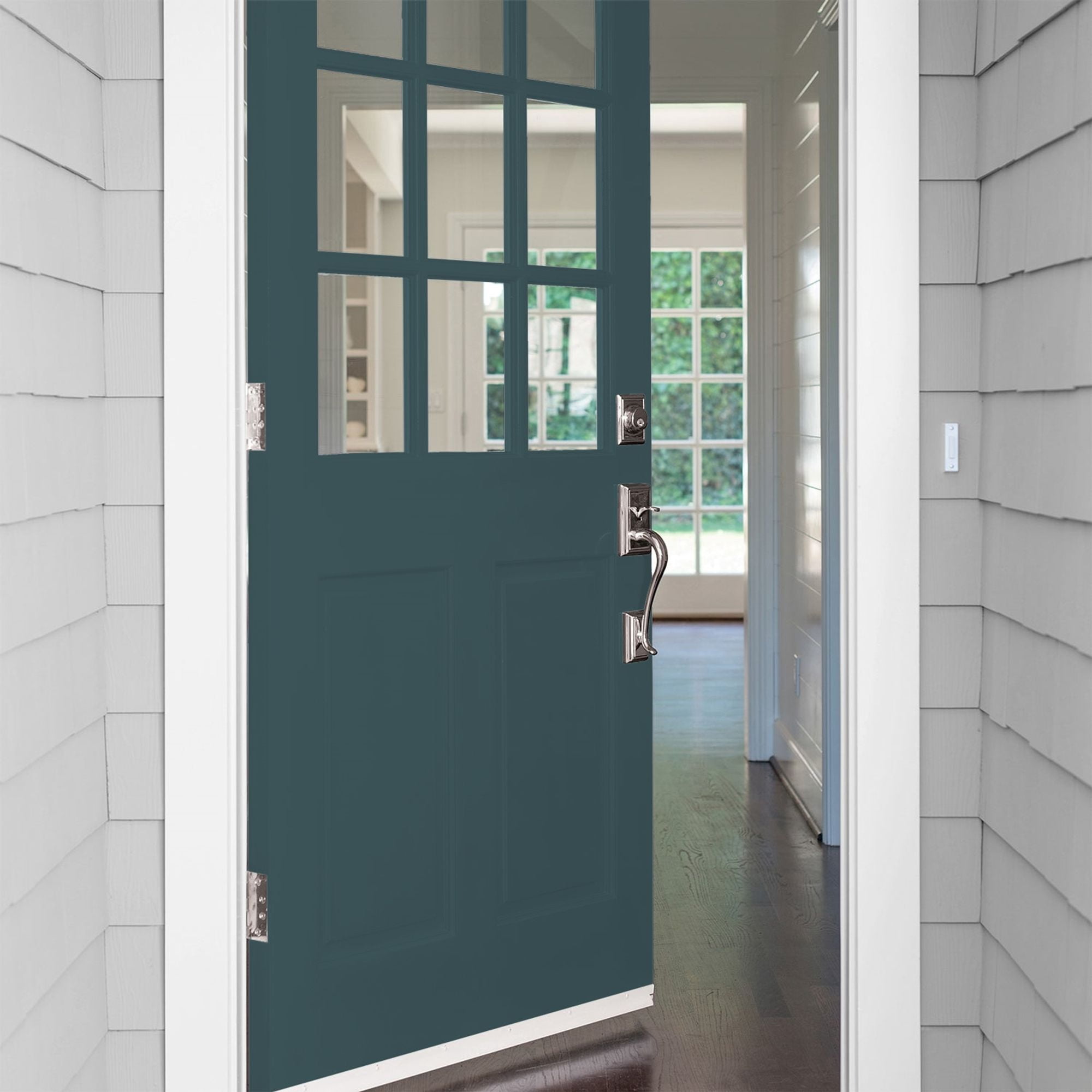 Glidden High Endurance Plus Mountain Pine Semi Gloss Exterior Paint and Primer, 1 Quart