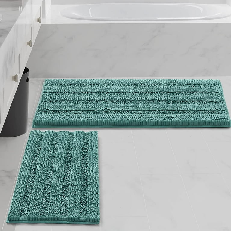 Grey Bathroom Rugs and Mats Sets 2 Piece, Chenille Bath Rugs Set Super Absorbent  Bathroom Floor Mat, Washable Non-Slip Bath Mats for Bathroom, 17X24 Plus  20X32 - China Mat and Carpet price