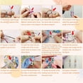 thumbnail image 6 of pdqouc DIY Dotted Diamond Art Painting Wind Chime Kit Three Dreamy Sun Catchers Diamonds Dot Paintings Hanging Ornaments for Spring Home Garden, 6 of 6