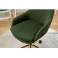 thumbnail image 6 of Mesh Fabric Home Office 360°Swivel Chair Adjustable Height With Gold Metal Base for Bedroom Office, 6 of 8