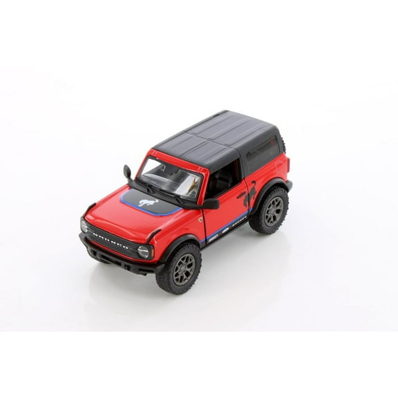 Fo_rd Bronco Hardtop Livery Edition, Red - Kinsmart 5438DFB - 1/34 Scale Diecast Model Car