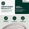 thumbnail image 4 of UDC Parts 539109243 Aramid Deck Belt for Husqvarna Z4824 RZ4824F Z248F WHF4817 48 Inch Zero-Turn, 4 of 9