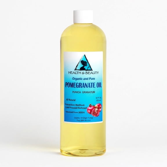Pomegranate Seed Oil Refined Organic Cold Pressed Natural Fresh 100% Pure 32 oz