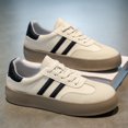thumbnail image 5 of Men's Casual Walking Shoes Low-Top Retro Sneakers with Contrast Strap and Chunky Cushioned Sole, 5 of 6