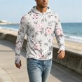 thumbnail image 5 of Men's UPF 50+ Sun Protection Shirt Anti UV Quick Dry Hoodie Long Sleeve Lightweight Fishing Hiking Swim T-Shirt Light pink L, 5 of 6