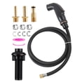 thumbnail image 1 of Kitchen Sink Side Sprayer with Quick Side Connector Compatible with Moen Faucet Sprayer Replacement, Kitchen Sink Faucet Sprayer Attachment with Water Hose/Holder, Oil Rubbed Bronze, 1 of 5