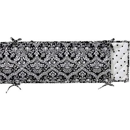 Seed Sprout - Damask Crib Bumper