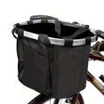 thumbnail image 3 of SUTENGDA Spacious Foldable Bike Basket - Convenient Bike Baskets for Easy Storage and Transport with Removable Handlebar Bag and Compact Design, 3 of 7