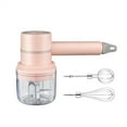 thumbnail image 1 of Wire Whip Kitchen Items under 5 Mixers for Baking Restaurant Cooking Utensils Whisking Fork Mini Egg Beater Hand Mixer 3 Speed Portable Whipped Egg White Baking Tool, 1 of 4