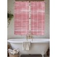 thumbnail image 4 of Pink Bathroom Window Curtain, Vintage Modern Abstract Art Ombre Light Filtering Coffee Kitchen Curtains, Bedroom Living Room Curtains 2 Panel 84"x63", 4 of 6