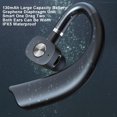 thumbnail image 3 of Ear Hook Headset, In-Ear Earphones, 180 Rotate IPX5 Waterproof for IOS System Black, 3 of 7