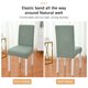 thumbnail image 5 of Funda para silla simple Asiento y descanso en un medio paquete M Funda protectora para silla Materia Tomshoo Verde claro, 5 of 7