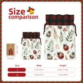 thumbnail image 3 of Rocae Watercolor Ladybug Print Christmas Drawstring Linen Gift Bag with Drawstrings Treat Bag Goody Present Bags for Christmas Party Favor, 3 of 8