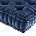 thumbnail image 6 of Square Floor Seat Pillow & Cushions, Thicken Soft Yoga Meditation Tatami Cushion for Adults & Kids, Patio Chair Pads for Bedroom, Living Room&Office, 20"x20"x5", Navy, 6 of 6