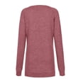 thumbnail image 6 of Womens Casual Long Sleeve Round Neck Sweatshirts Printed Loose Top Athletic Women Women Thin Long Sleeve Shirt Ladies Long Sleeve Shirts, 6 of 7