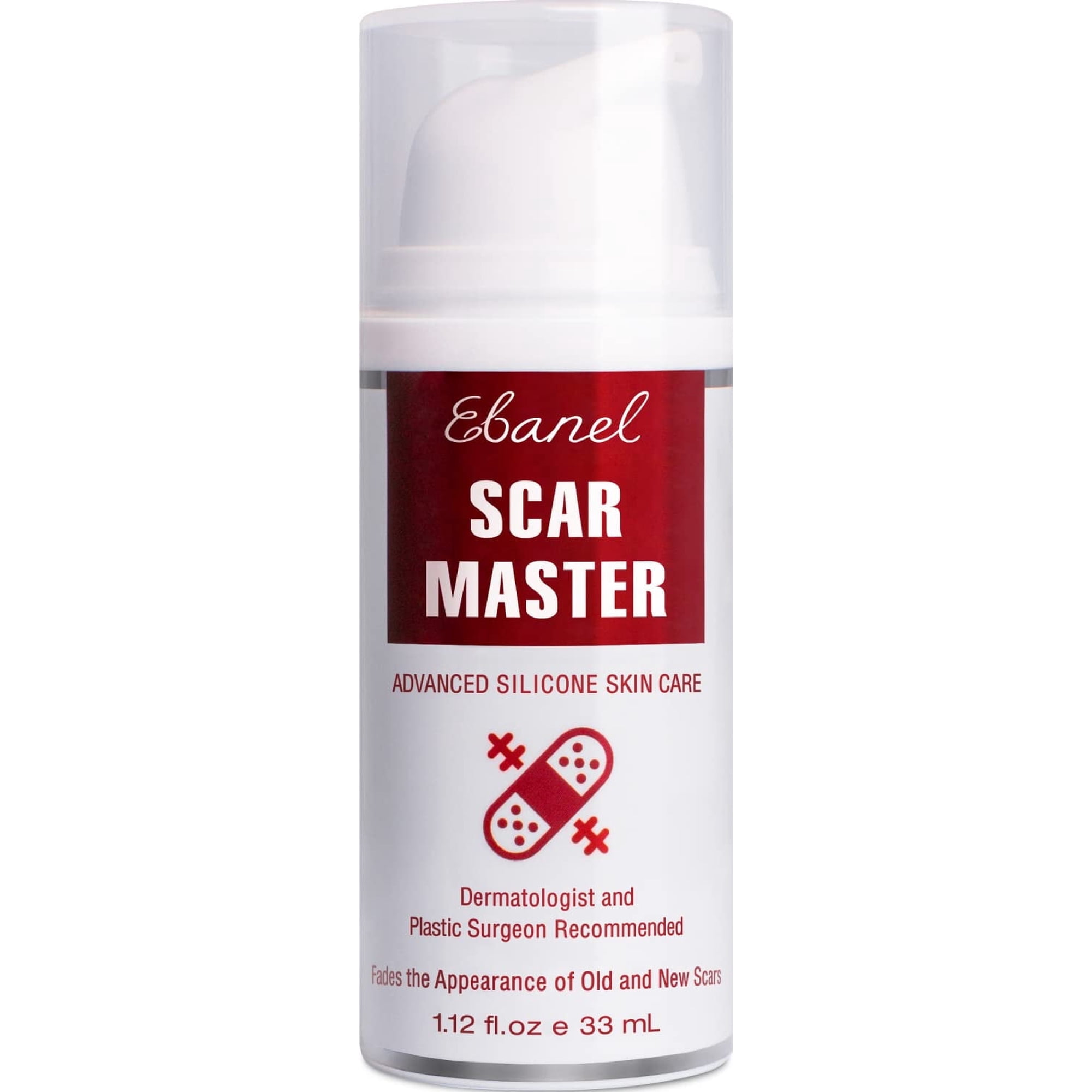 Ebanel Silicone Scar Gel with Allantoin, Emu Oil, Vitamin E and Onion Extract, For Old & New Scars from Surgeries, C-Section, Injuries, Burns & More
