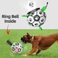thumbnail image 3 of Pelota de fútbol para perros QDAN, juguete para perros pequeños y medianos, 15 cm, 3 of 5