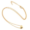 thumbnail image 1 of Collar con colgante de corazón dorado, elegante accesorio diario para fiestas y citas, 1 of 8