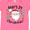 thumbnail image 4 of Inktastic Baby's 1st Christmas Santa with Candy Canes Boys or Girls Baby Bodysuit, 4 of 5
