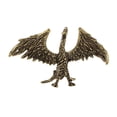 thumbnail image 4 of kowaku Brass Flame Phoenix Ornament Tea Pet Household Decor Photo Props Phoenix Figurine Handcrafted for Office Desktop Hotel Bedroom Bar, 4 of 9
